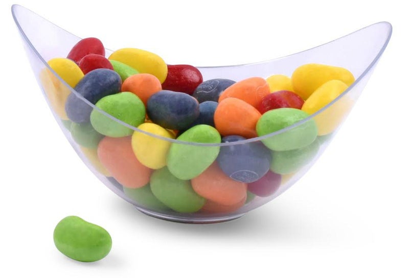 zappy 50 Mini Party Bowls - Clear, Disposable, 2 oz / Cup each, Oval & Elegant - Dessert, Appetizer, Mousse & More - Image 4